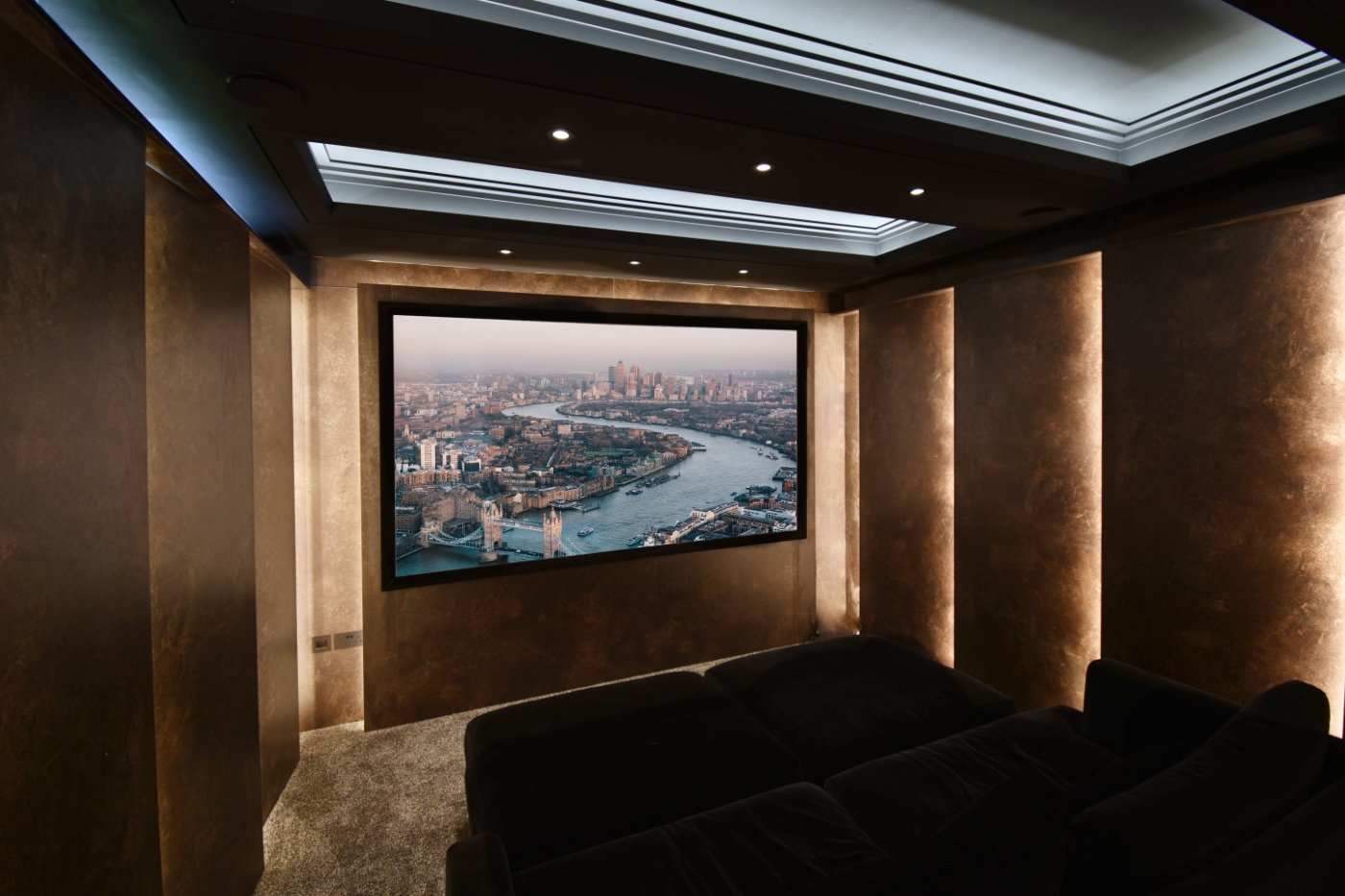 Dedicated home cinema installation in London